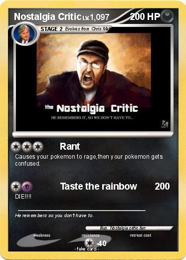 Pokemon Nostalgia Critic