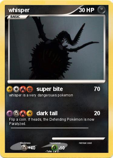 Pokemon whisper