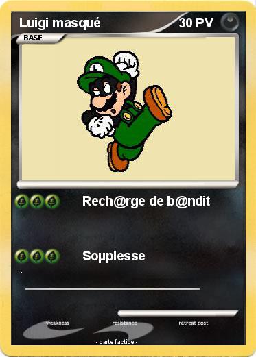 Pokemon Luigi masqué