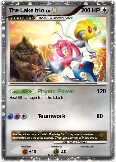 Pokemon The Lake trio