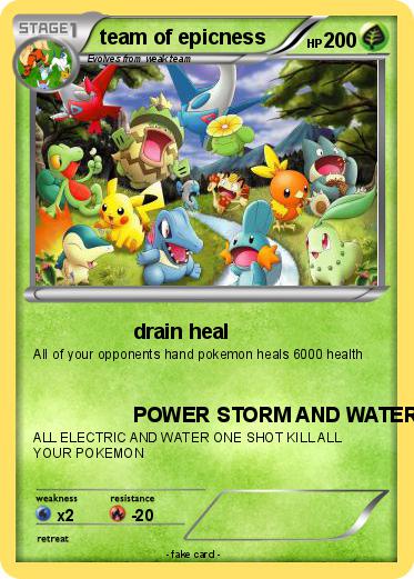 Pokemon team of epicness