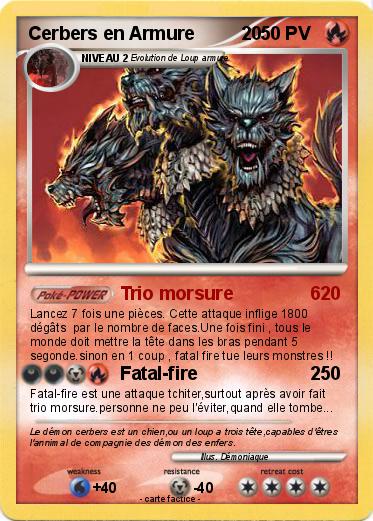 Pokemon Cerbers en Armure         20