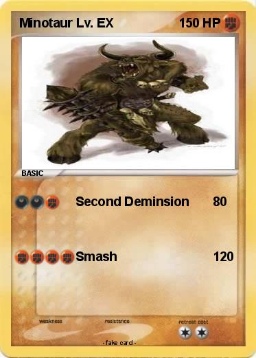 Pokemon Minotaur Lv. EX