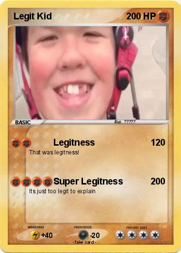 Pokemon Legit Kid