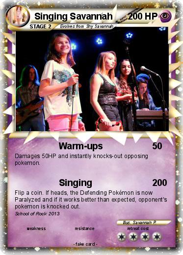 Pokemon Singing Savannah