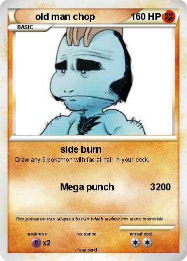 Pokemon old man chop