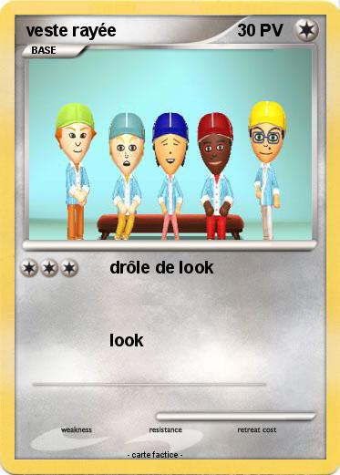 Pokemon veste rayée