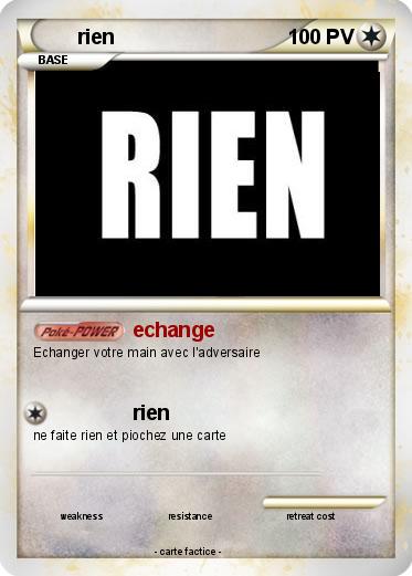 Pokemon rien