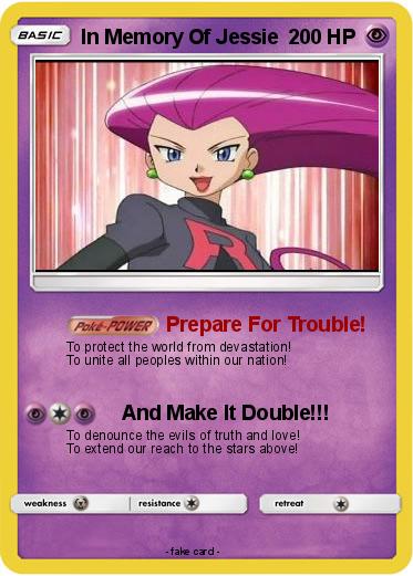 Pokemon In Memory Of Jessie