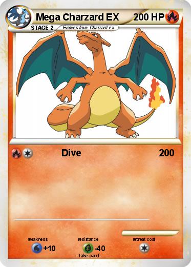 Pokemon Mega Charzard EX