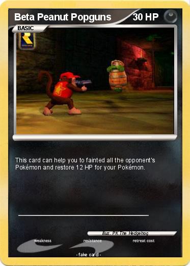 Pokemon Beta Peanut Popguns