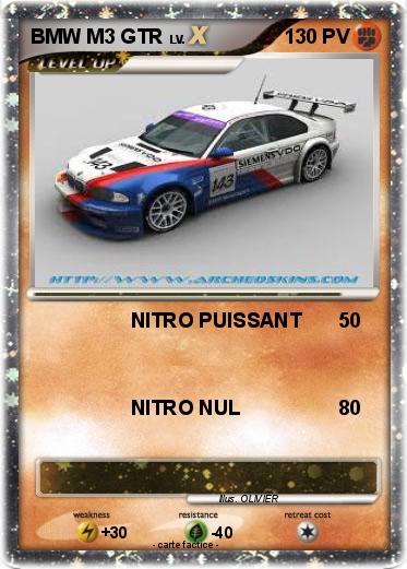 Pokemon BMW M3 GTR