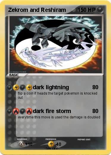 Pokemon Zekrom and Reshiram