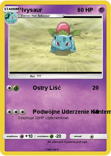 Pokemon Ivysaur