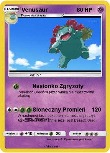 Pokemon Venusaur