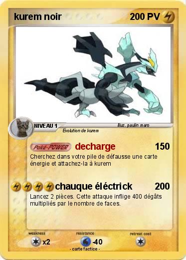Pokemon kurem noir