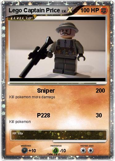 Pokemon Lego Captain Price