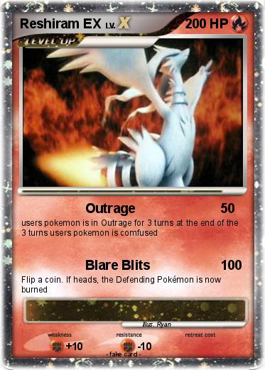 Pokemon Reshiram EX