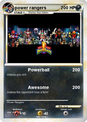 Pokemon power rangers