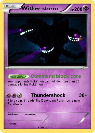 Pokemon Wither storm