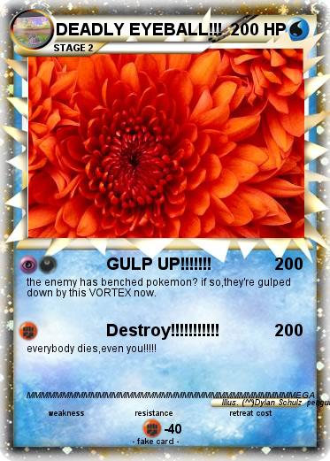 Pokemon DEADLY EYEBALL!!!