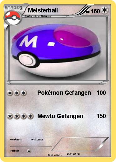 Pokemon Meisterball
