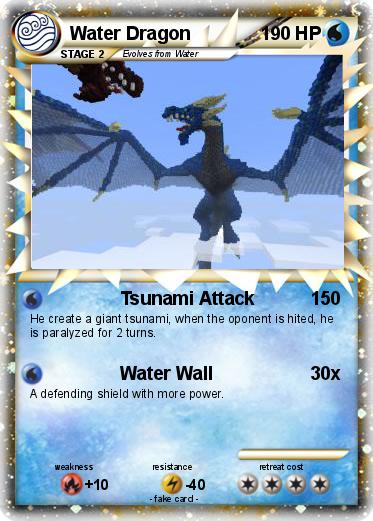 Pokemon Water Dragon