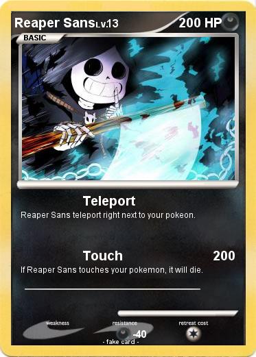 Pokemon Reaper Sans