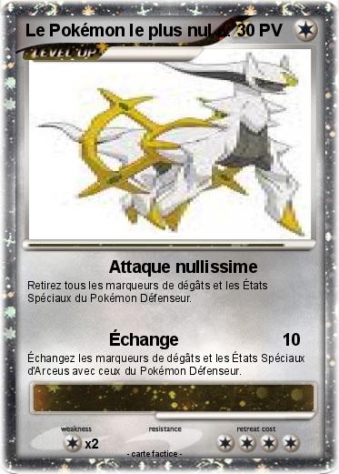 Pokemon Le Pokémon le plus nul
