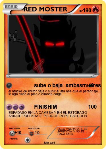 Pokemon RED MOSTER