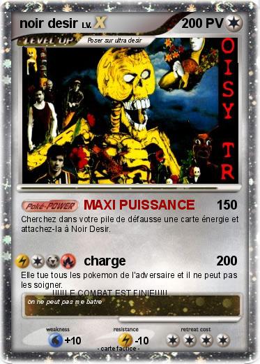 Pokemon noir desir