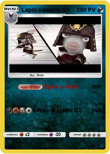 Pokemon Lapin samurai GX