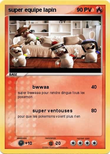 Pokemon super equipe lapin