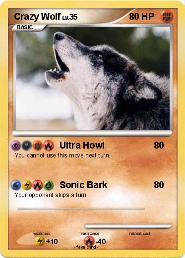 Pokemon Crazy Wolf