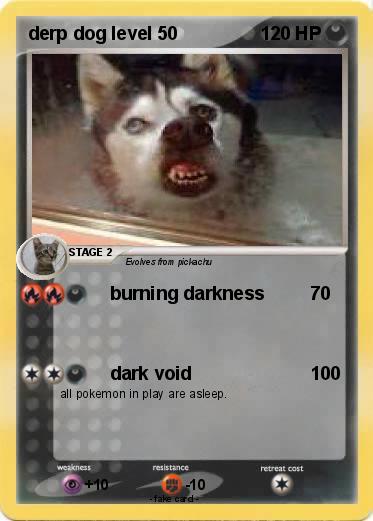 Pokemon derp dog level 50