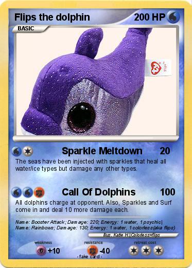 Pokemon Flips the dolphin