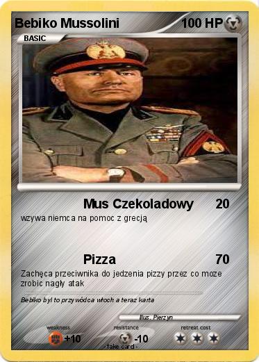 Pokemon Bebiko Mussolini