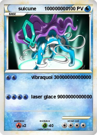 Pokemon suicune      100000000