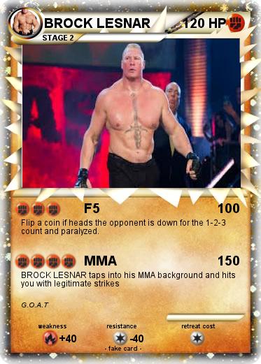 Pokemon BROCK LESNAR