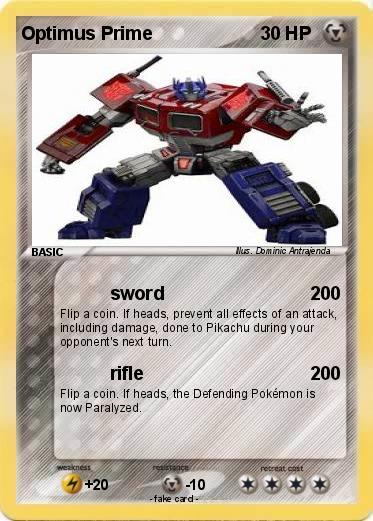 Pokemon Optimus Prime