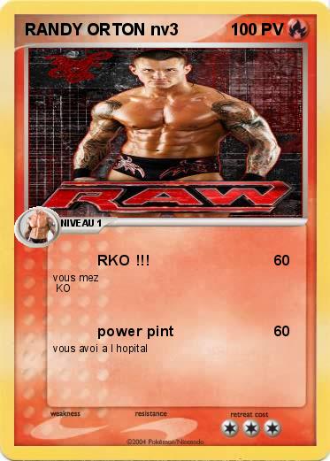 Pokemon RANDY ORTON nv3