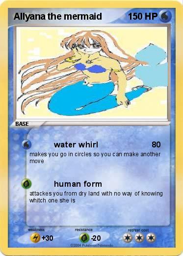 Pokemon Allyana the mermaid
