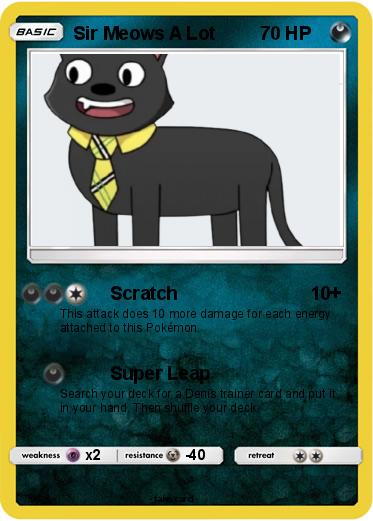 Pokemon Sir Meows A Lot