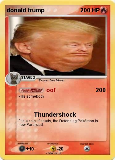 Pokemon donald trump