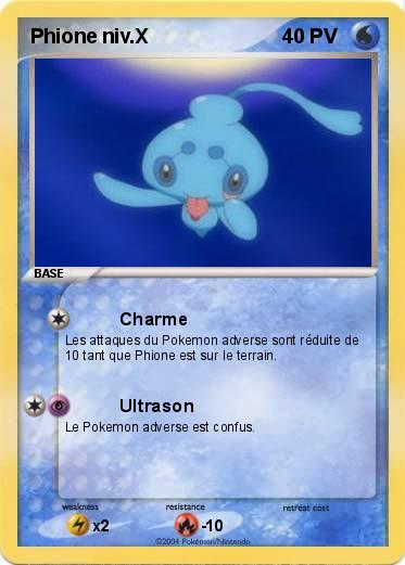 Pokemon Phione niv.X