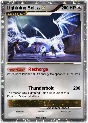 Pokemon Lightning Bolt