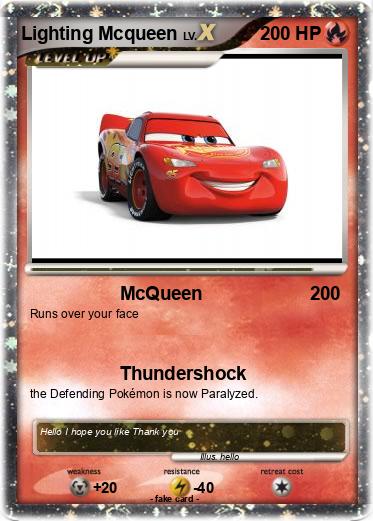 Pokemon Lighting Mcqueen