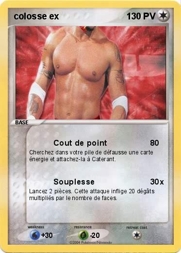 Pokemon colosse ex