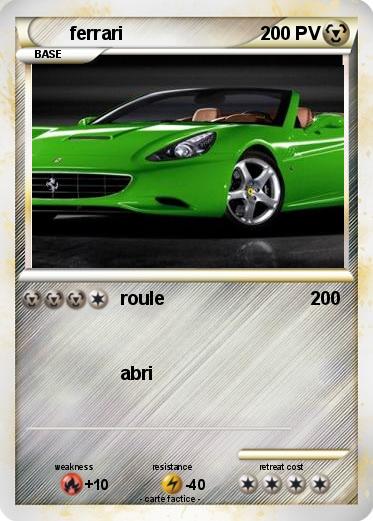 Pokemon ferrari
