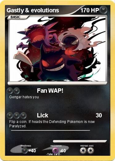 Pokemon Gastly & evolutions